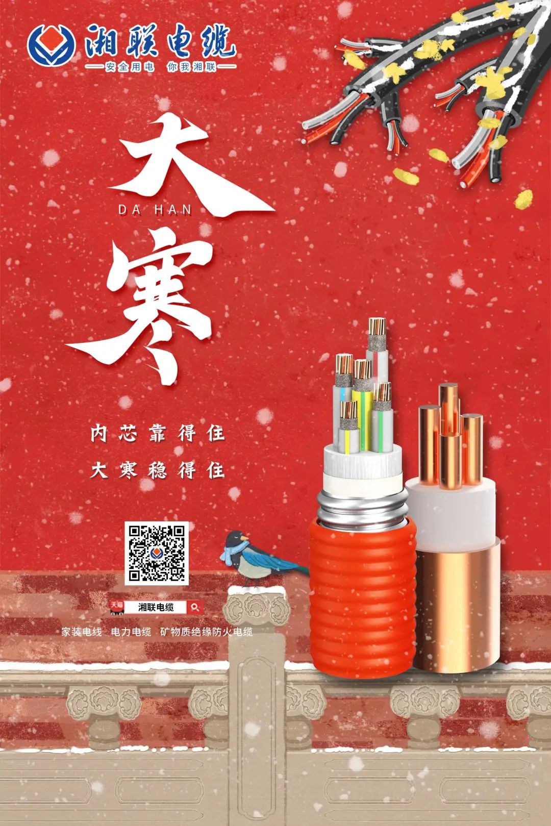 内芯靠得住 大寒稳得住 #安全用电你我辉达娱乐